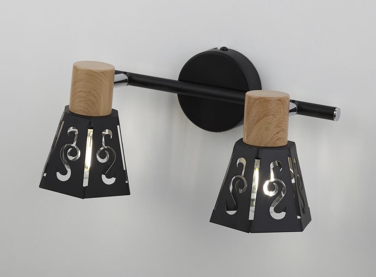 Спот настенный черный Rivoli Notabile 7005-702 RIVOLI NOTABILE 00-3926659 Черный  - Вид №1