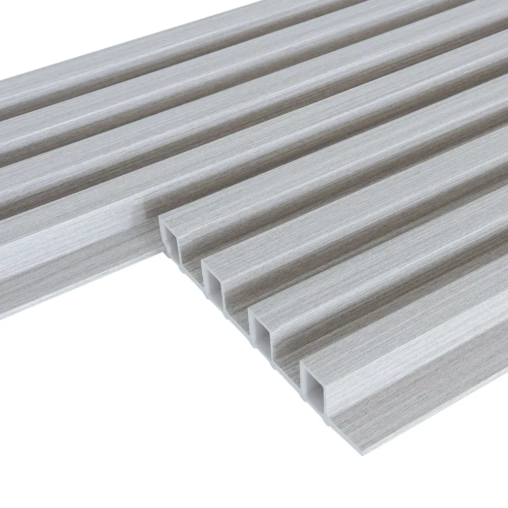 DEKOR PANEL Стеновая панель ПВХ Рейка под дуб светло-серый 88537723 STLM-1341164 - Вид №2