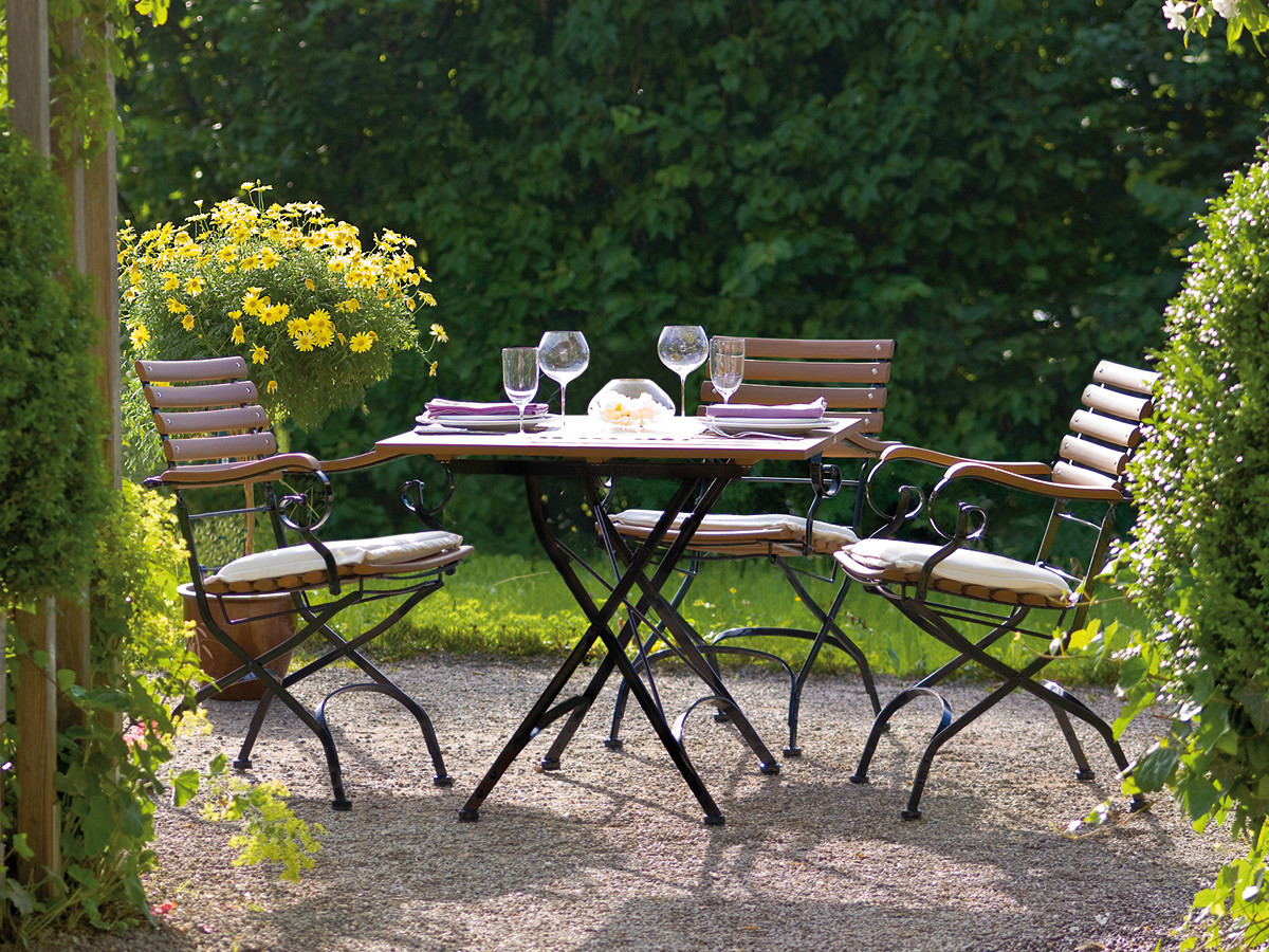 98.00.0869 Обеденный набор Brazil из 5 предм. - включая 4 стула Brazil + 1x стол Brazil 85 × 85 Mbm 