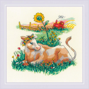 1829 Набор для вышивания Первая красавица 23 х 23 см RIOLIS Сотвори Сама