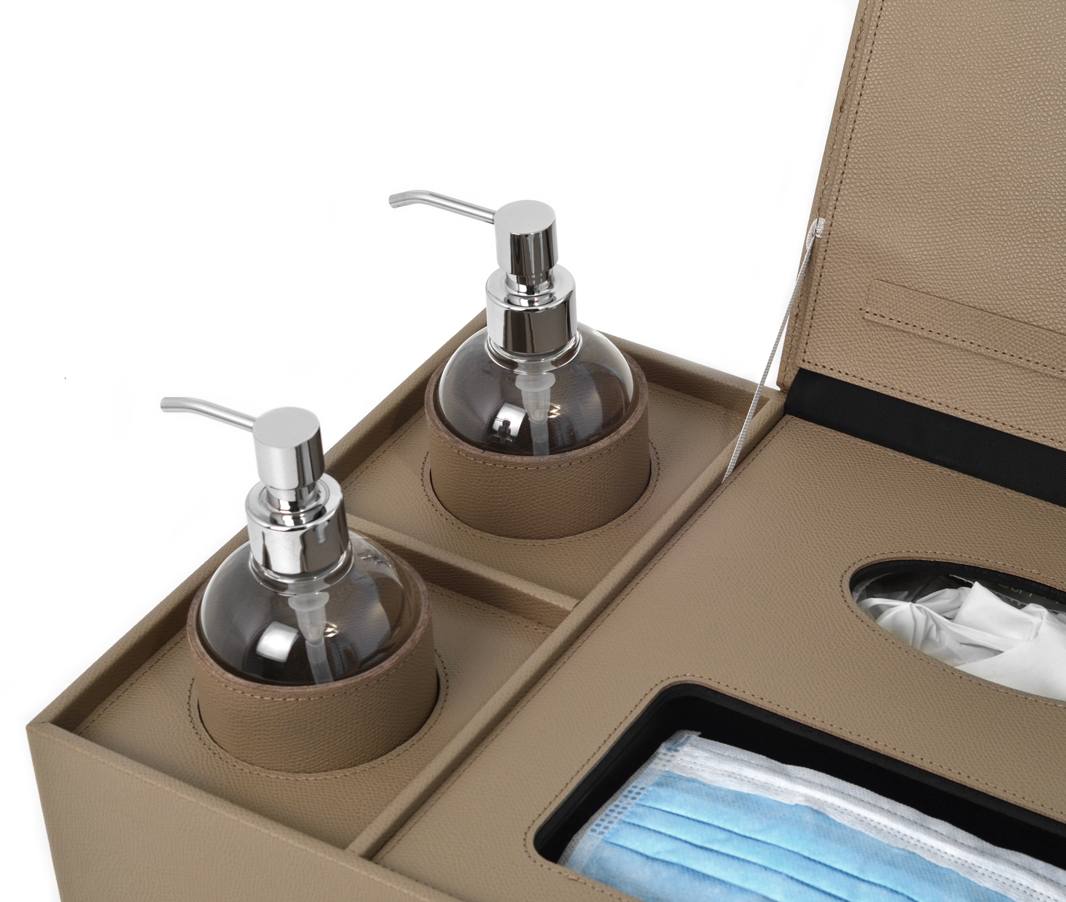 Igea Sanitizing Kit - 40X29XH11 см / регенерированная зернистая кожа_coffee Pinetti 00.1780.083.015 - Вид №3