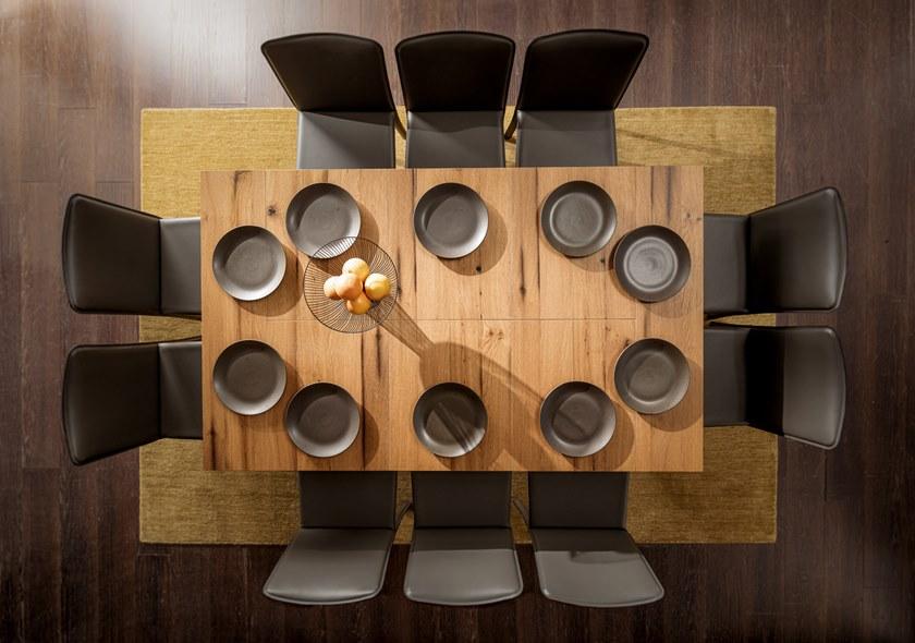 Ozzio Italia Выдвижная прямоугольная деревянная консоль  T028  - Вид №10