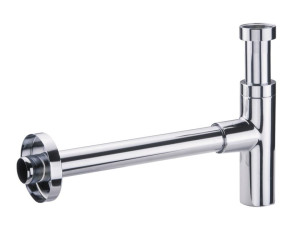 Сифон для раковины из хромированной латуни