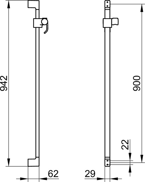 52785010900 Душевая штанга KEUCO Collection Moll - Вид №2
