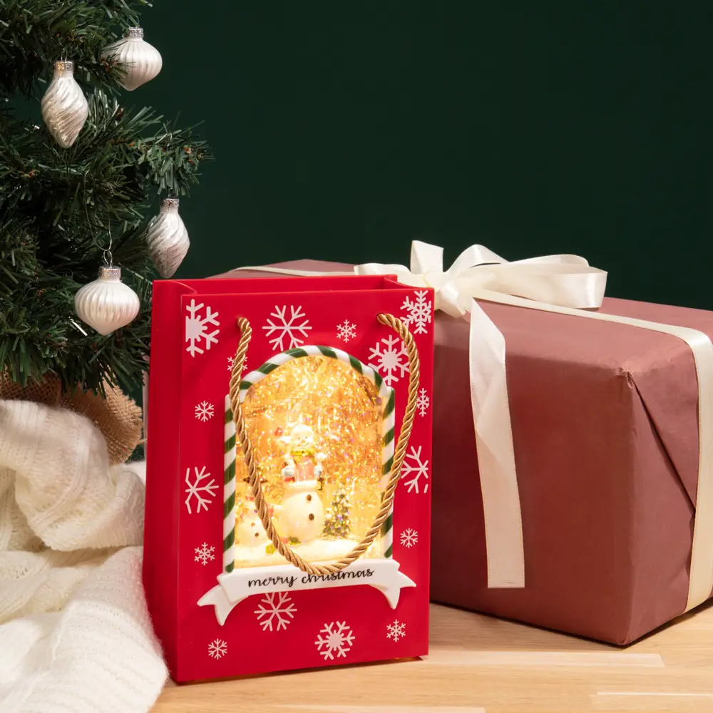 89380294 Электрогирлянда - фигура Подарочный для дома 2 лампы 22 см красный STLM-1383195 Santreyd  - Вид №10