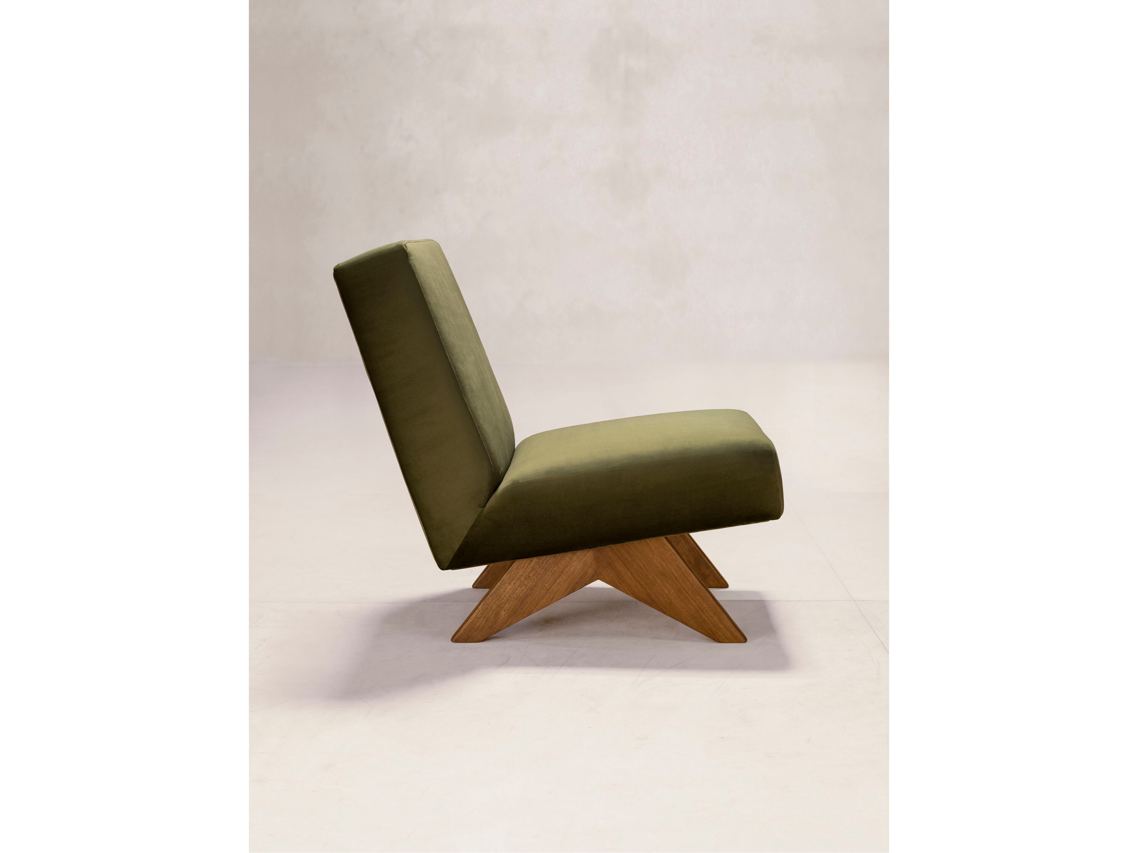 Тканевое кресло без подлокотников Phantom Hands Project Chandigarh ARCH-00003659 - Вид №1