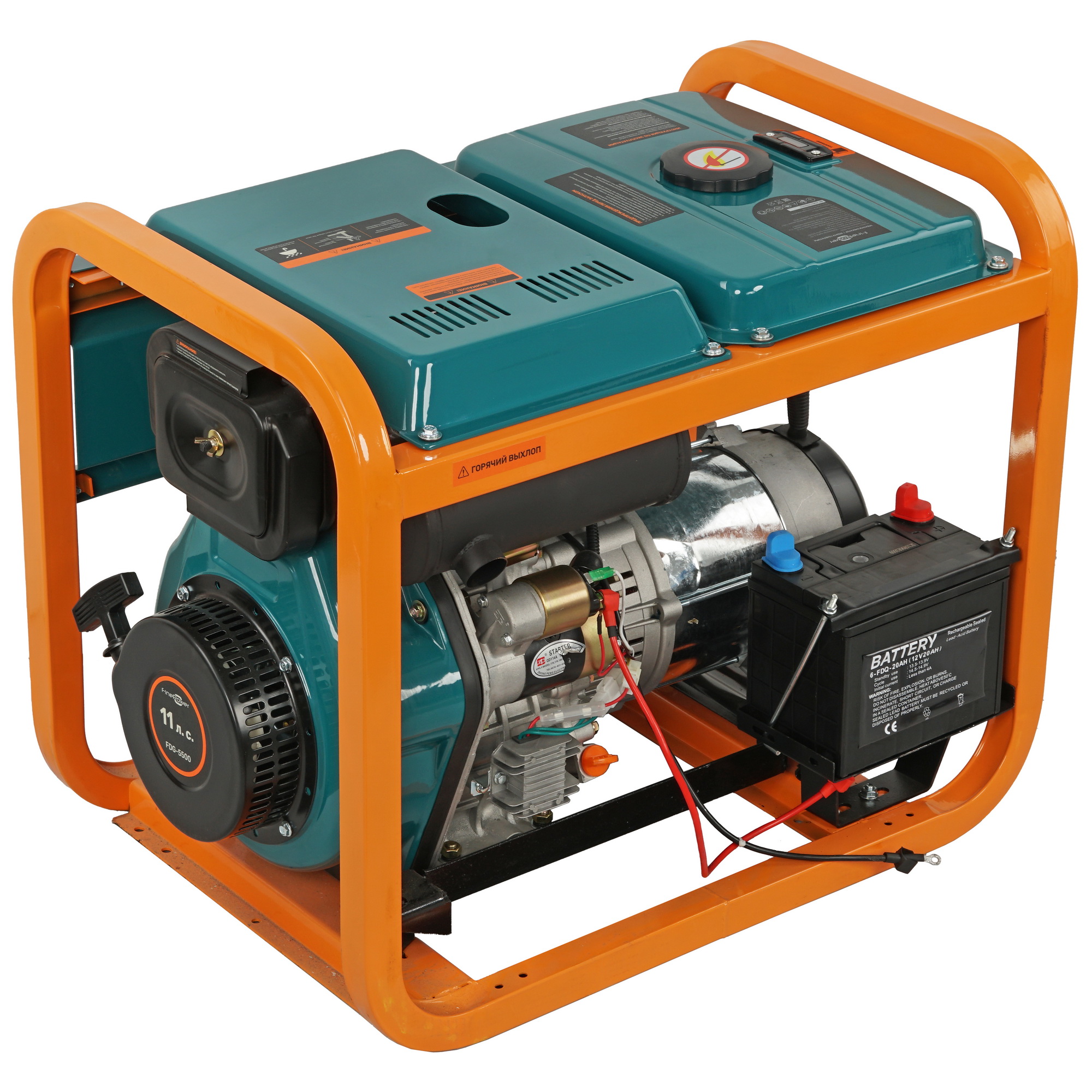 Электрогенератор  дизельный  FinePower FDG-5500 5403190 STDN-0098260 - Вид №3