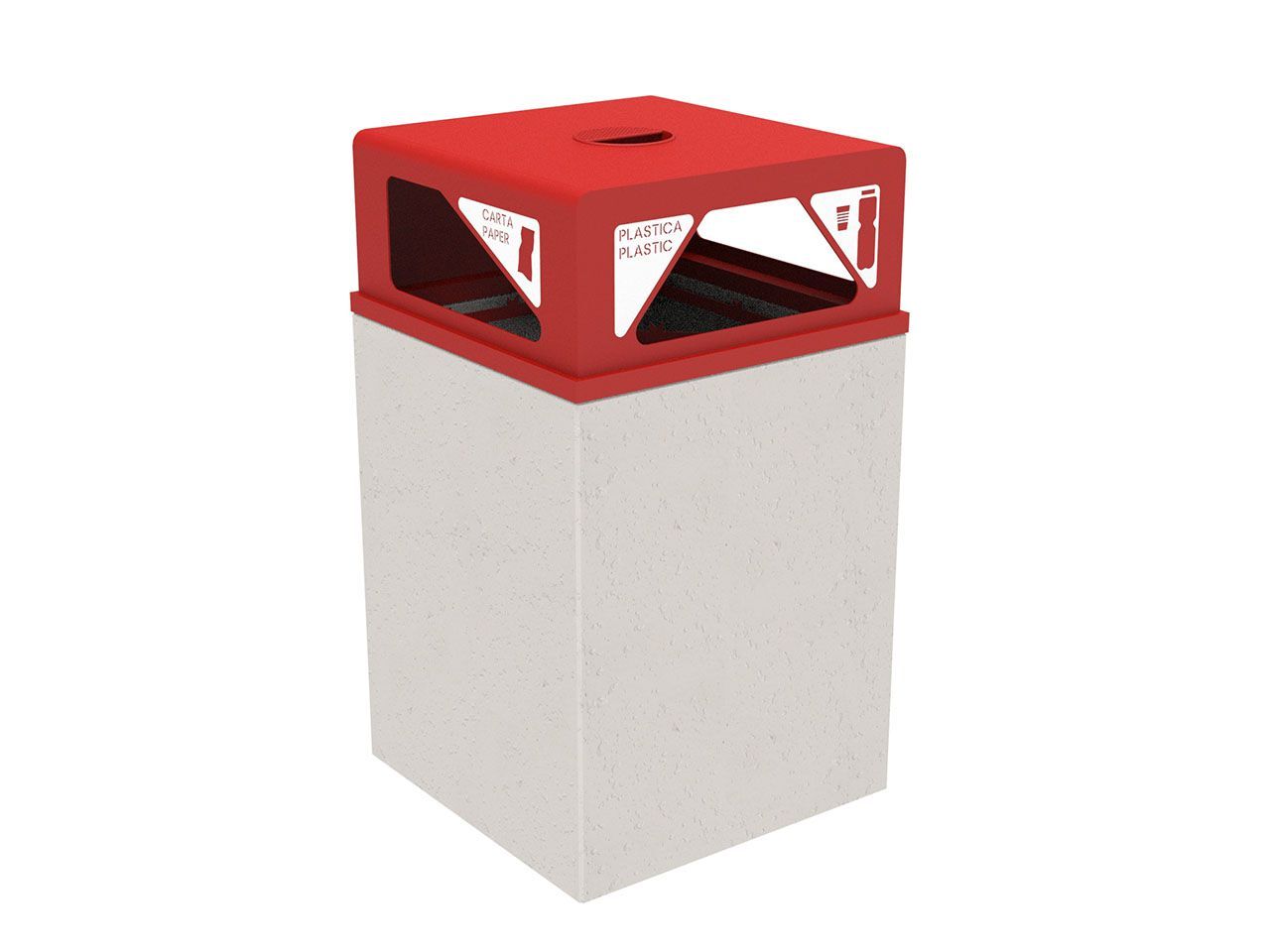 Бетонные стойки для мусора для утилизации отходов Lazzari ARES ARCH-00060342