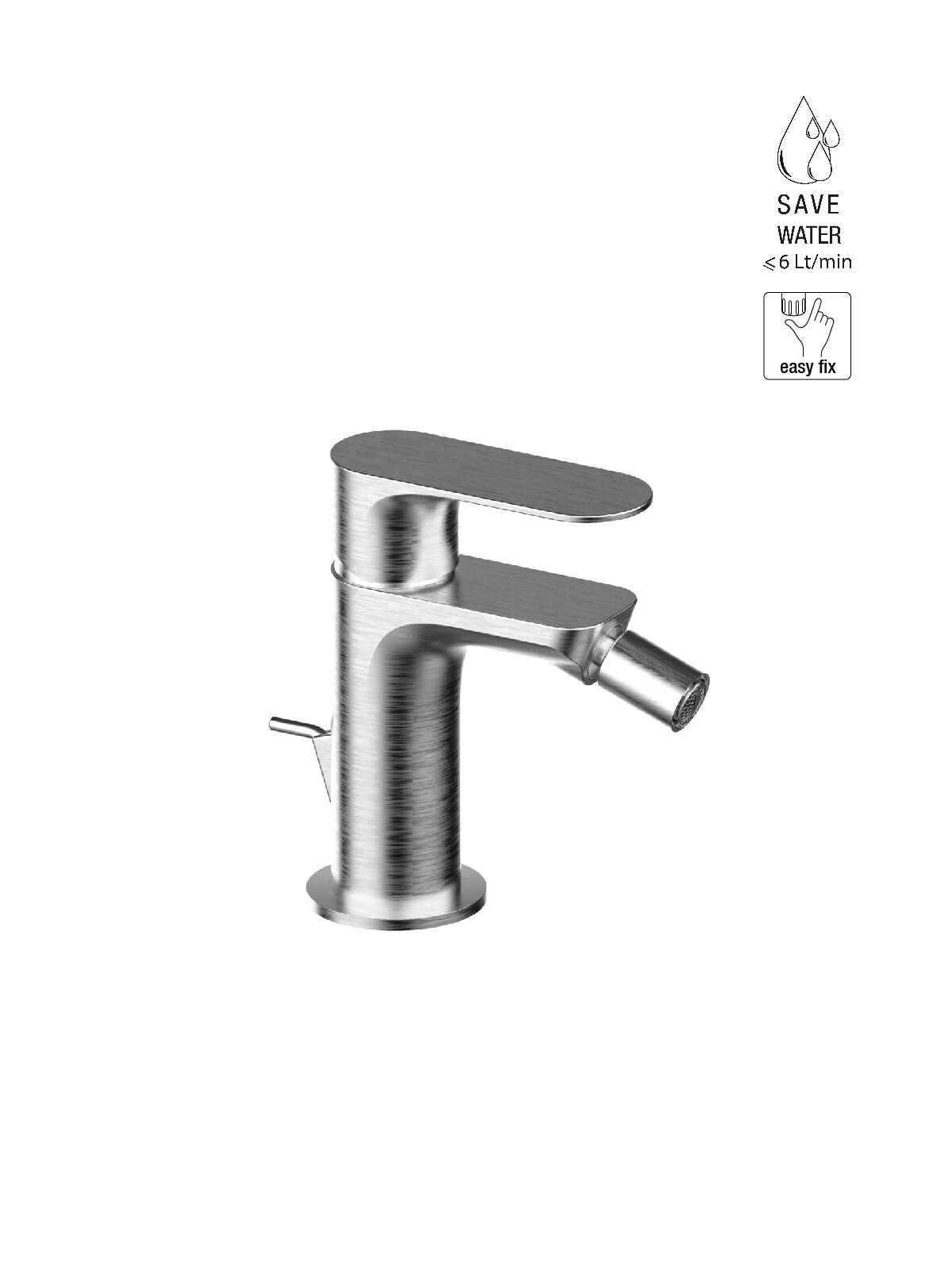 Однорычажный смеситель для биде с ограничителем расхода Rubinetterie Frattini Lea ARCH-00107186 - Вид №4