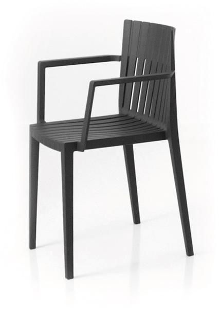 VONDOM Садовый стул из полипропилена с подлокотниками Spritz 56015 - Вид №6
