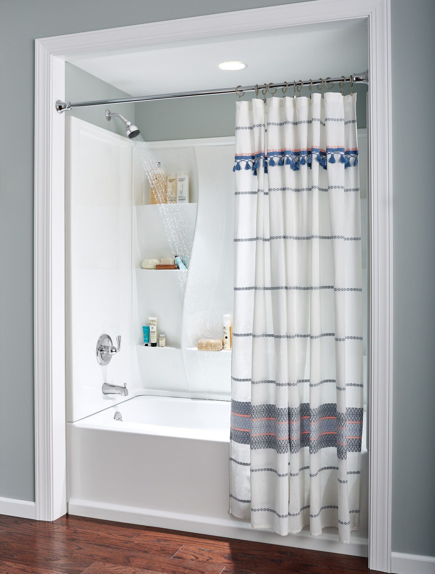 Настенный комплект для ванны 60 "x 32" Delta Faucet 40044 - Вид №15