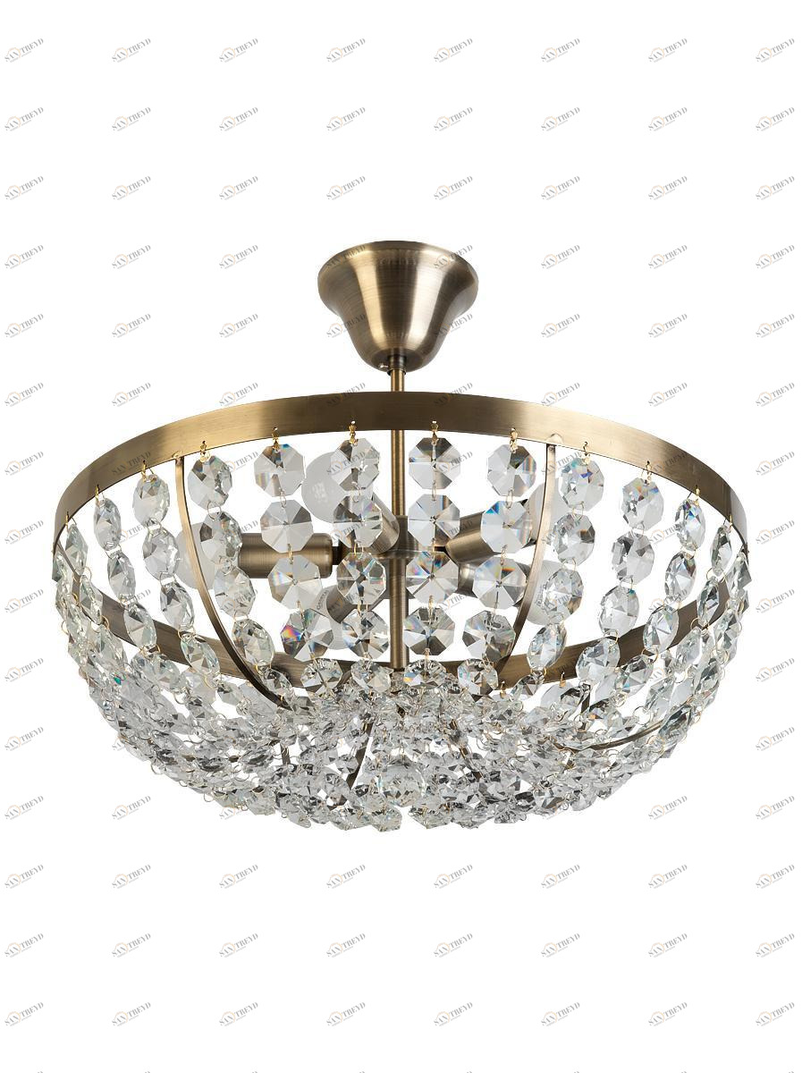 Потолочный светильник Toplight Mary TL1510X-05AB TOPLIGHT MARY BRONZE 202104 Бронза;прозрачный 