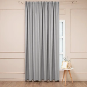 AMORE MIO Штора на ленте серый димаут 200x295 см для спальни 89433209