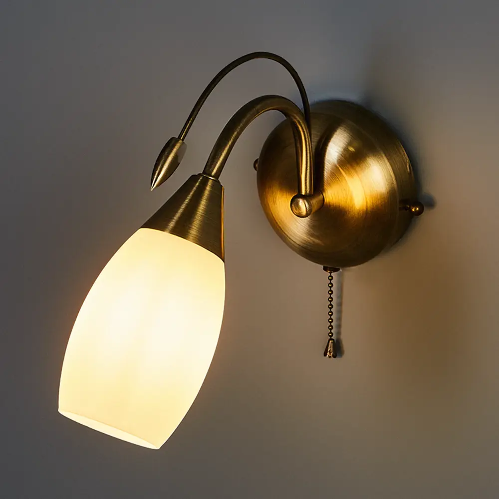 Бра Eurosvet Ginevra в стиле античная бронза для уютного интерьера 82020735 STLM-0017754