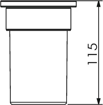 24011A Стакан подвесной цвет хром LANGBERGER LUGANO - Вид №2