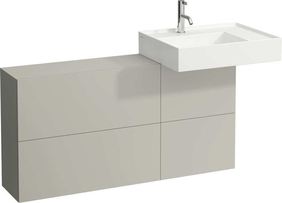 H4082920336411 Боковая стенка с одной дверцей и двумя створками, раковина справа LAUFEN PRO - Вид №1