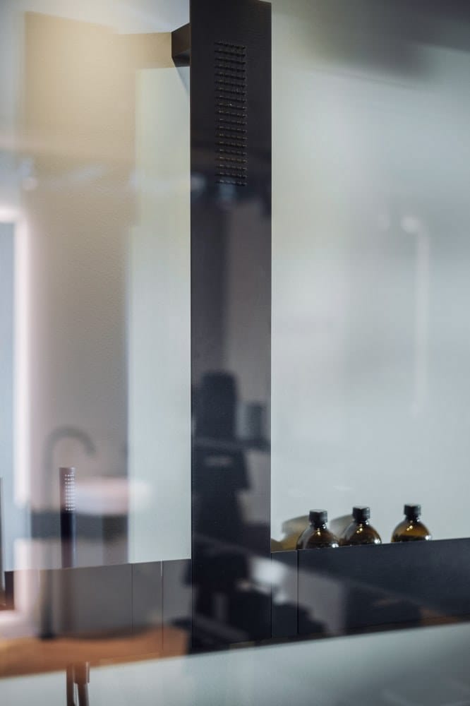 Анодированная алюминиевая настенная душевая колонна с душем Agape Sen ARCH-00028819 - Вид №3