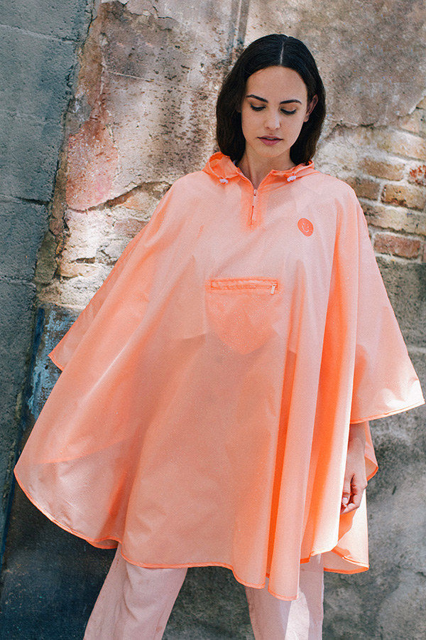 DYSMILEOR Дождевик smile in the rain, оранжевый Doiy  - Вид №1