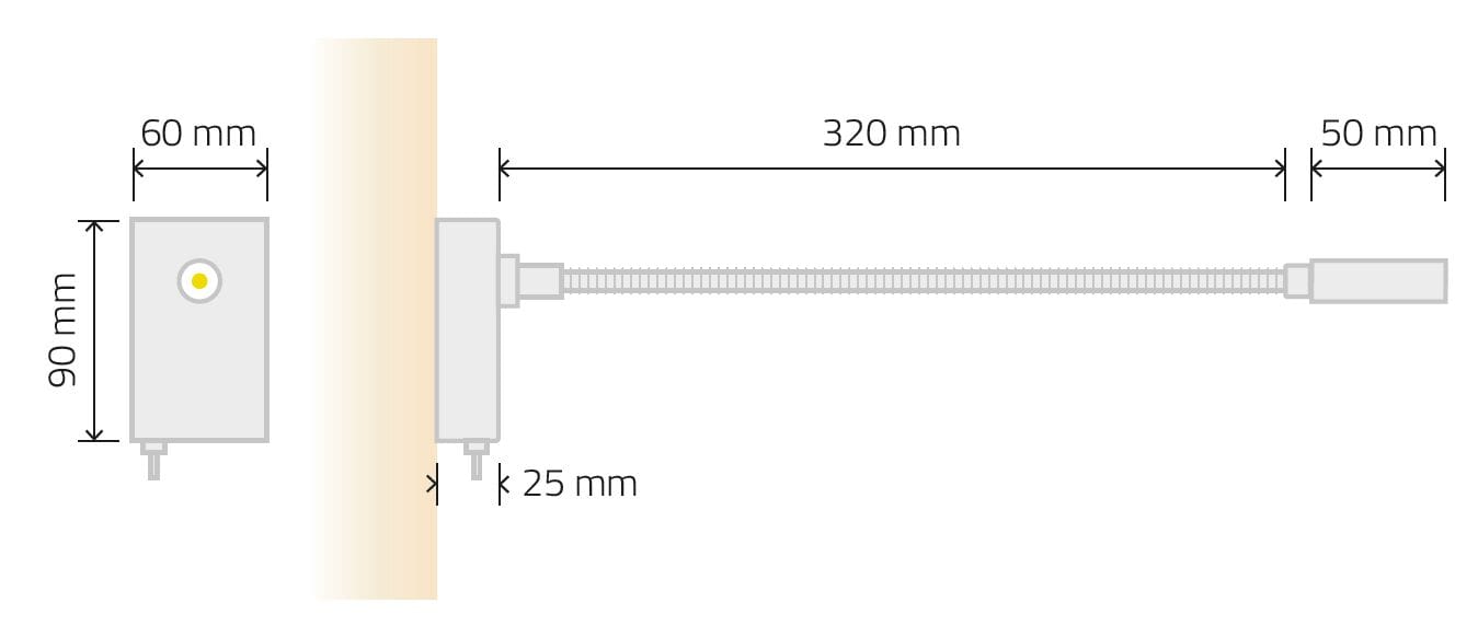Светодиодный настенный светильник с гибкой рукояткой TEKNI-LED Zoom ARCH-00114384 - Вид №33