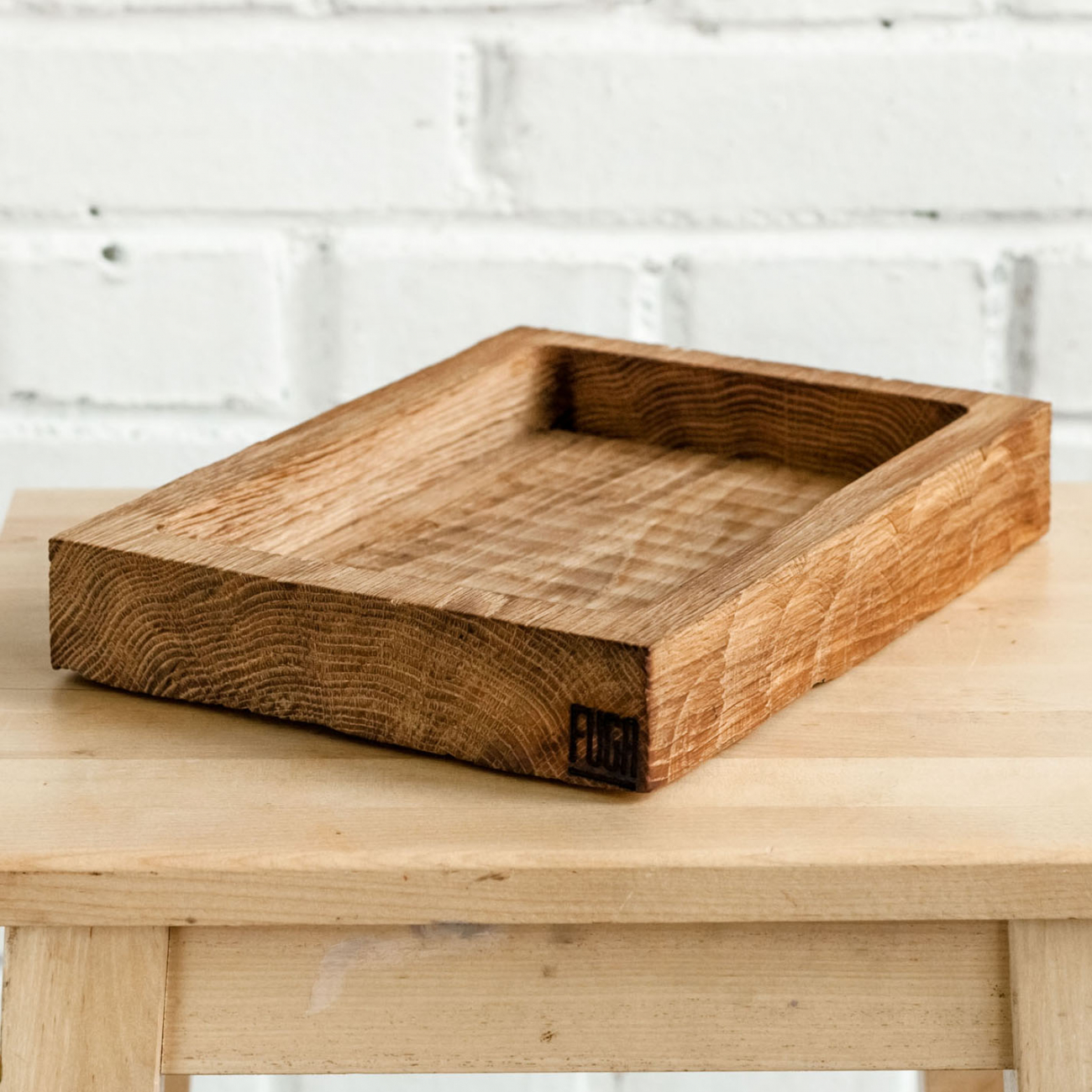 Декоративный ящик "Снег" светло-коричневый FUGA ECO WOOD 123600 Коричневый  - Вид №1