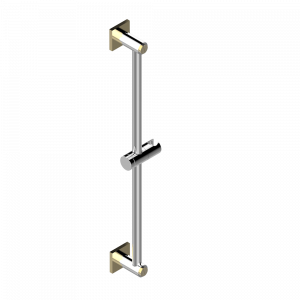 A2R-258 Штанга для душа 60 cм Thg-paris Masque de Femme, lunaire Хром/золото