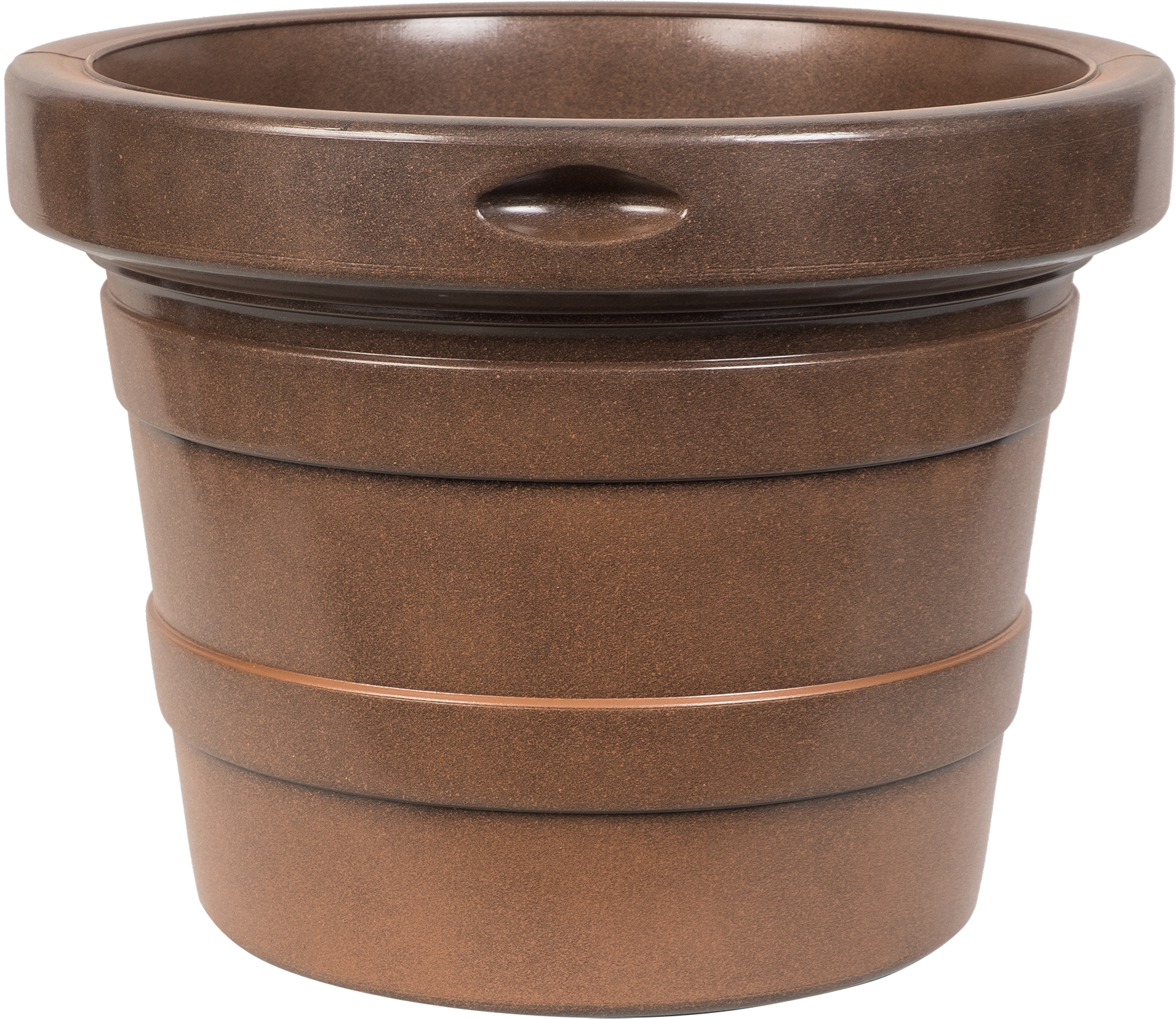 Кашпо La tourelle от ТЕК.А.ТЕК - цилиндрическое коричневое 50 л 82219012 STLM-0022177 - Вид №1