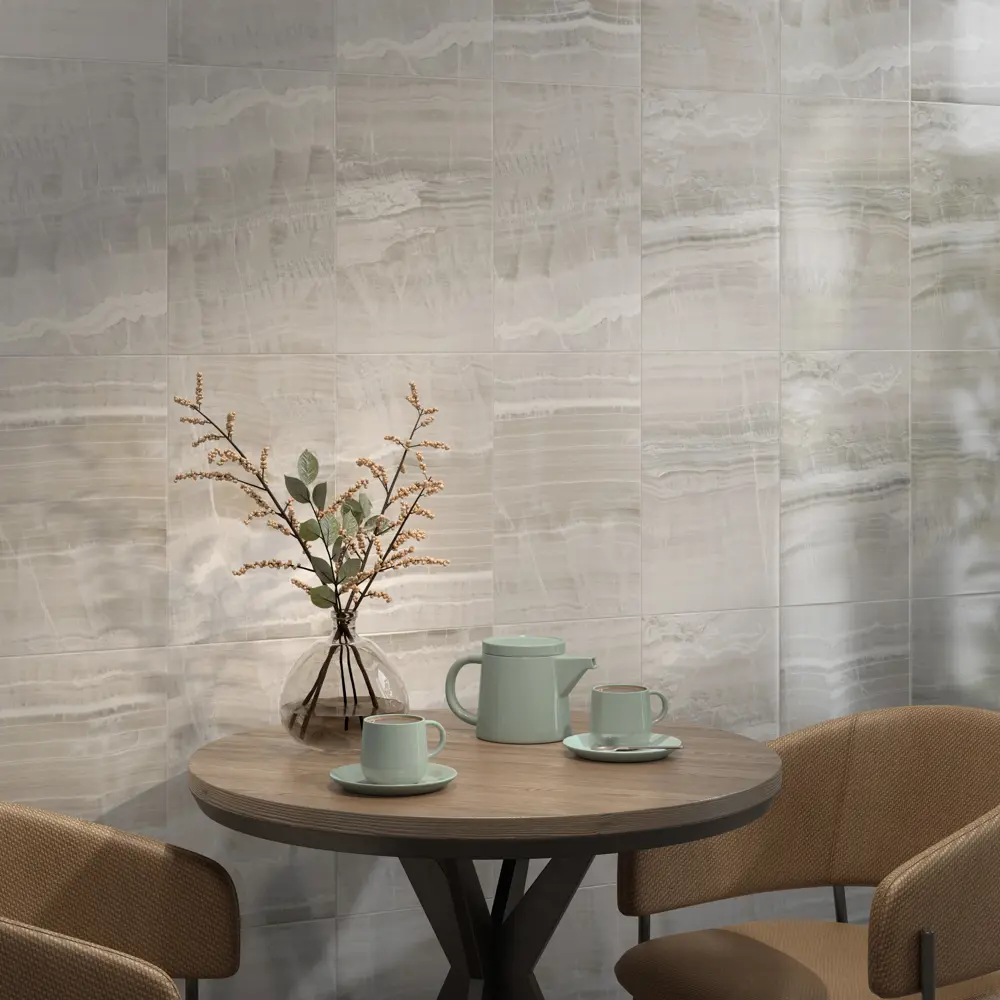 Плитка настенная Kerama Marazzi Тибр 25x40 см 1.1 м² глянцевая цвет бежевый 89353945 STLM-2094531 - Вид №4