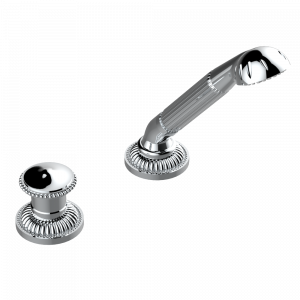 G31-6532/60A Смеситель керамический устанавливаемый на борту с ручным душем с ручкой одновременной регулировки – потока/температуры Thg-paris Cygne Хром