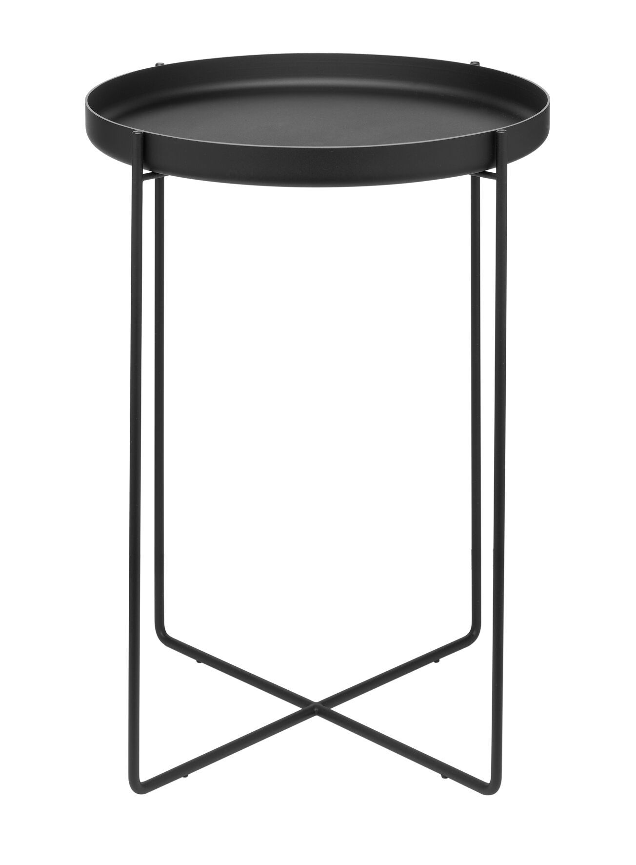 Круглый металлический журнальный столик с подносом e15 Habibi ARCH-00040117 - Вид №3