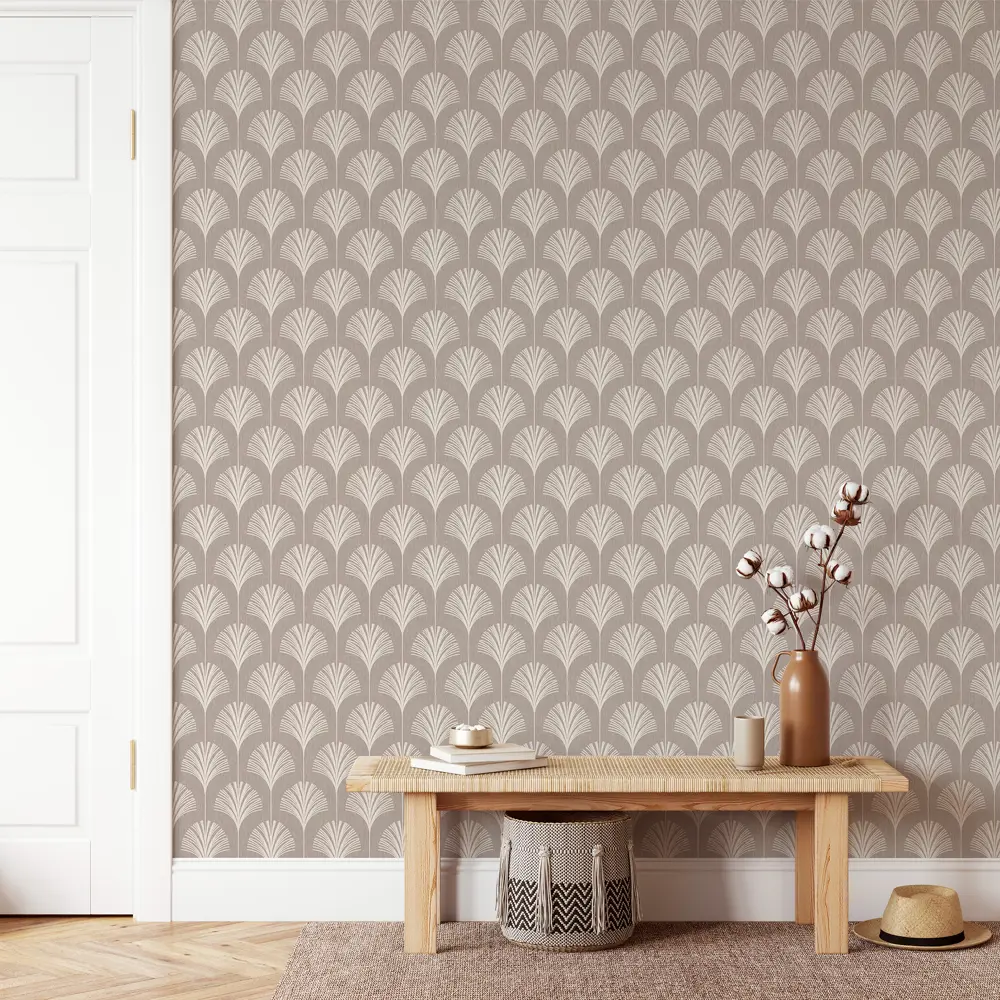 Обои флизелиновые Аспект Ру Амалия темно-бежевые 1.06 м 78026-28 STLM-2093458 - Вид №3