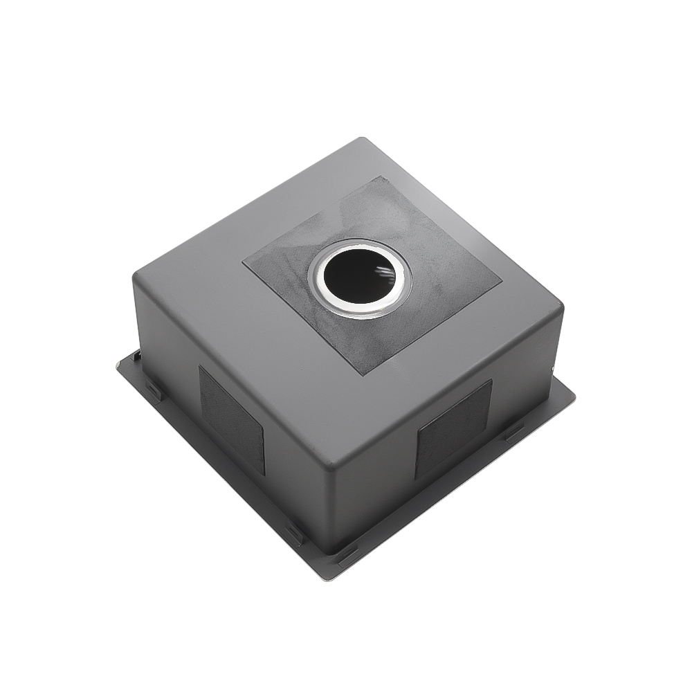 Мойка R4444H MELANA ProfLine 3,0/200 САТИН врезная квадратная MLN-R4444H - Вид №2