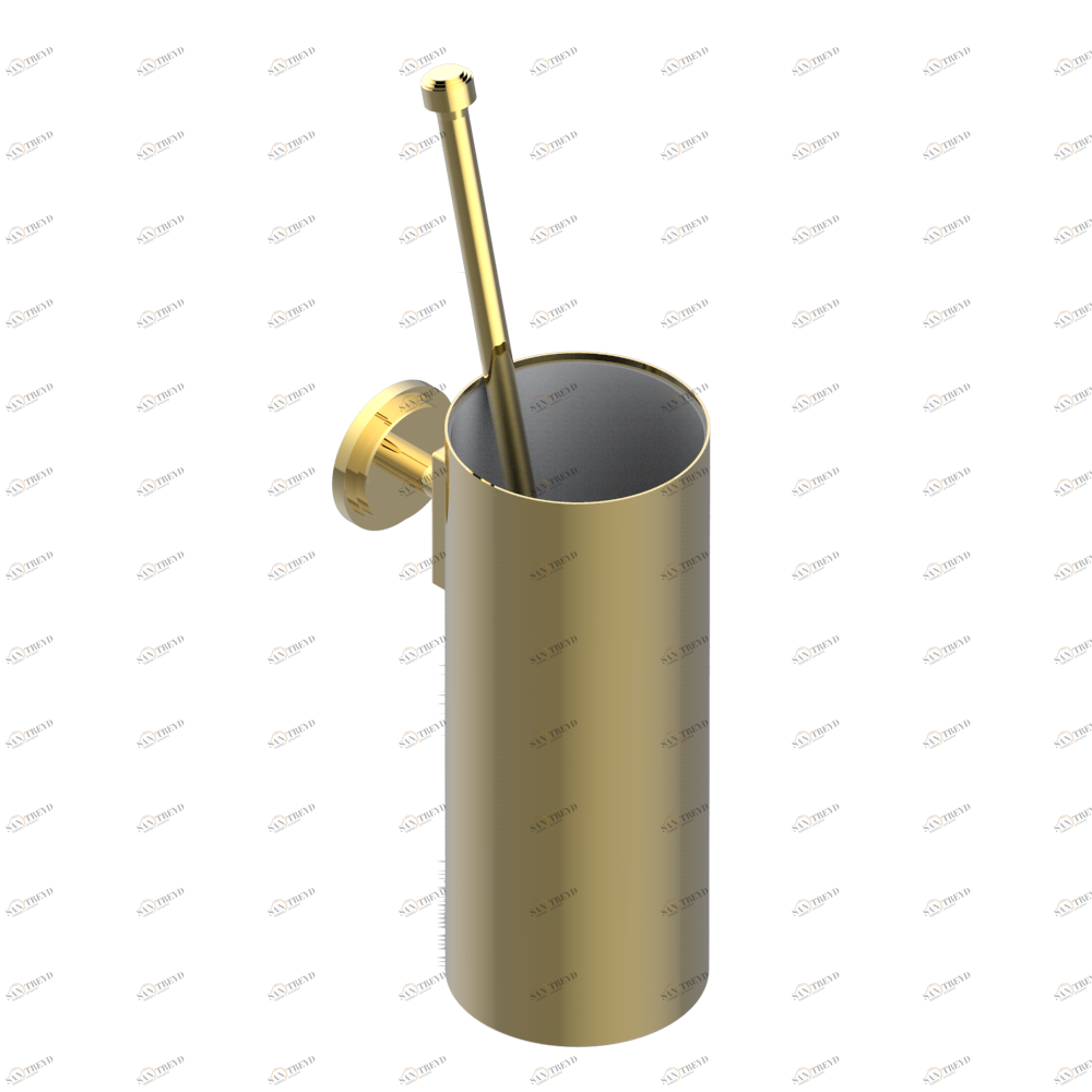 G2I-4720 Стакан настенный и щётка для унитаза Thg-paris Le 9 Nero Marquina Золото G2I-4720 CAT.F