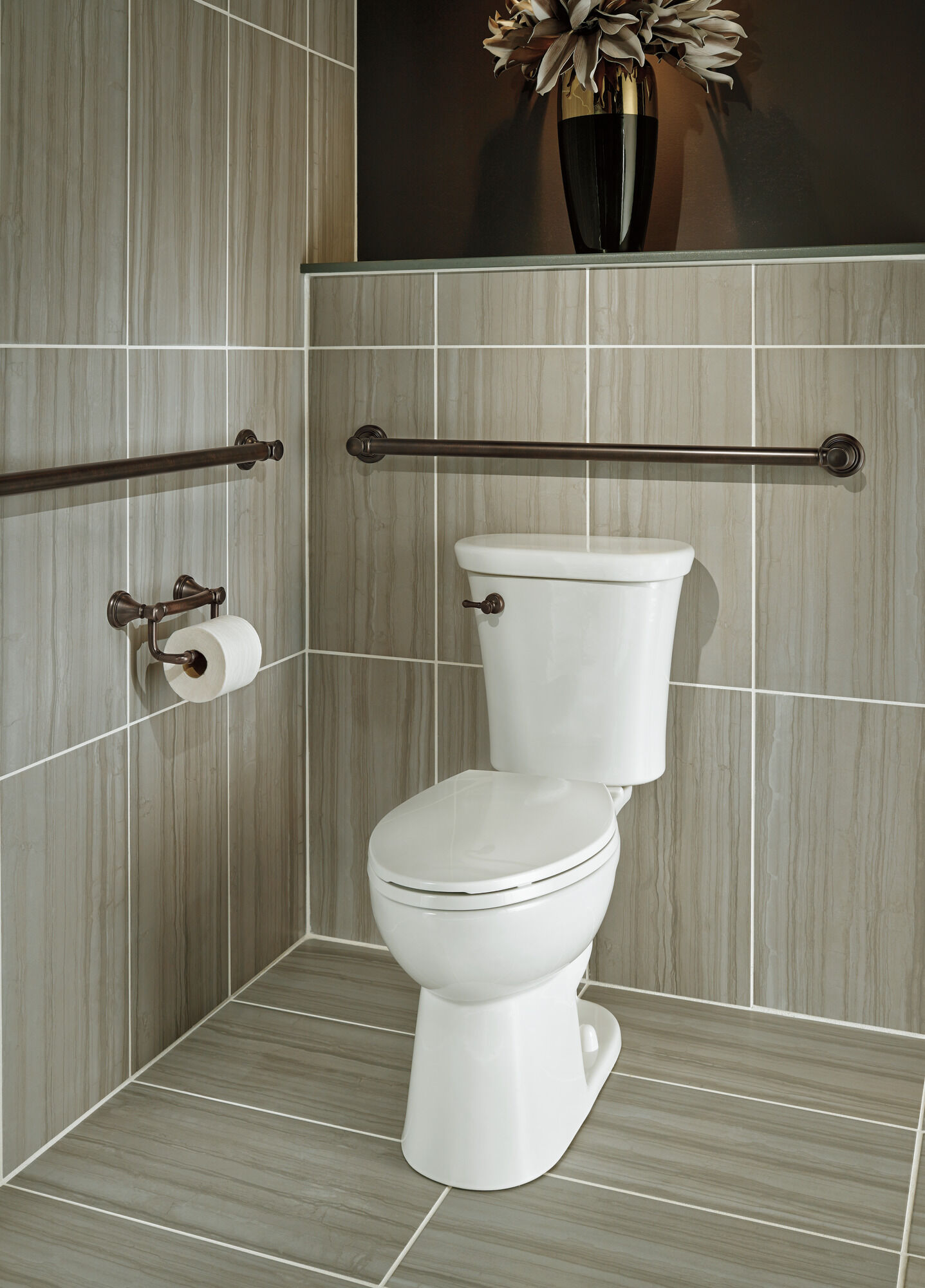 79760-RB Традиционный рычаг танка Delta Faucet Cassidy Венецианская бронза  - Вид №4