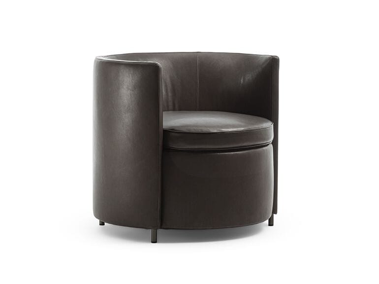 Кожаное кресло с подлокотниками Frigerio Lou ARCH-00087942