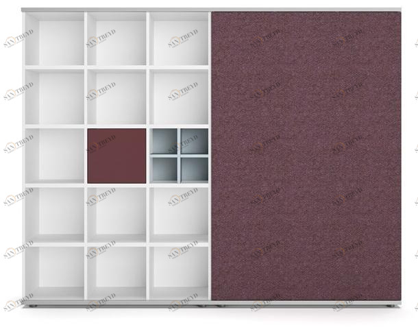 werner works Книжный шкаф открытого офиса Basic s sun-id-1427473