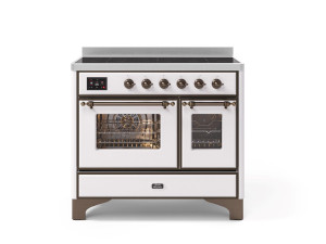 Стальная отдельно стоящая кухня с индукционной плитой