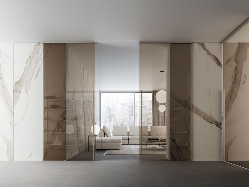 ADIELLE Раздвижная стеклянная дверь без рамы Light sun-id-1476087 - Вид №3