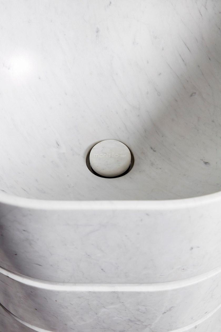 Напольная раковина стоящая овальная MONITILLO MARMI sun-id-1356565 - Вид №3