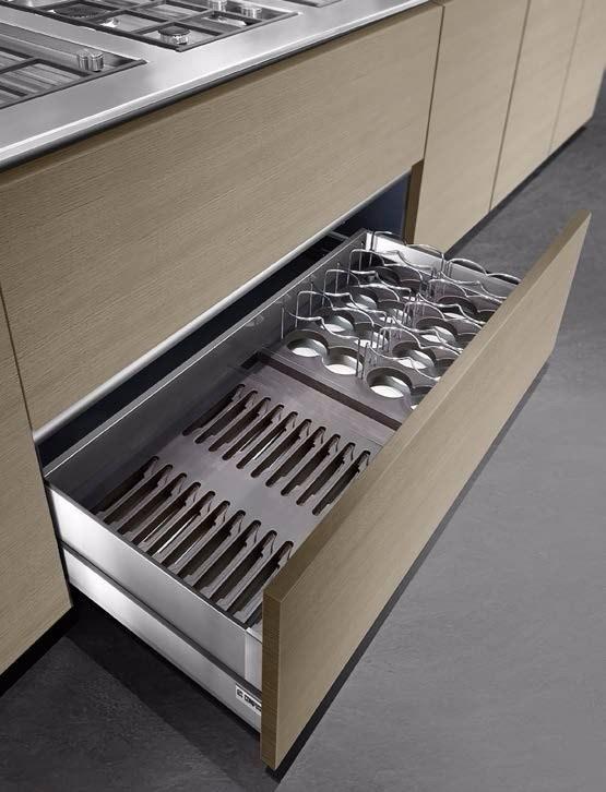 Composit Лакированная линейная кухня со встроенными ручками Linea sun-id-1447255 - Вид №2