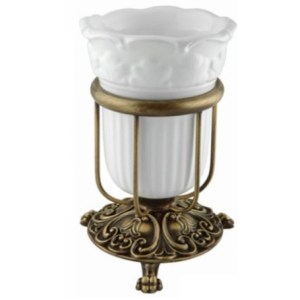 Стакан для щеток MIGLIORE Elizabetta ML.ELB-60.112.BR - бронза  - Вид №2