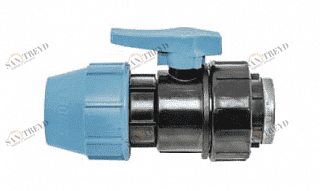 Кран шаровый 32x1' ВР для труб ПНД UNIDELTA 1071032004001