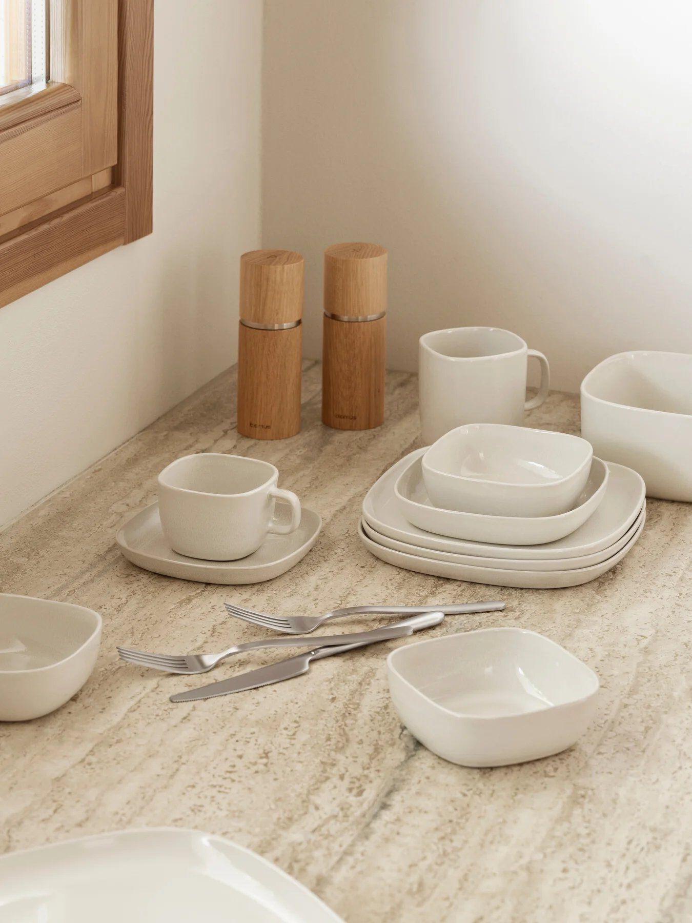 Квадратная плоская плита из керамогранита blomus Vahlo ARCH-00094192 - Вид №6