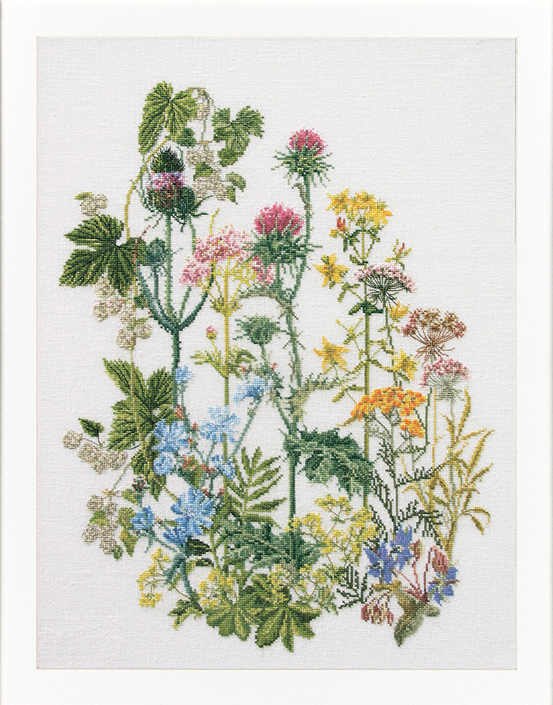 424А Набор для вышивания Полевые травы 35 х 46 см Thea Gouverneur 