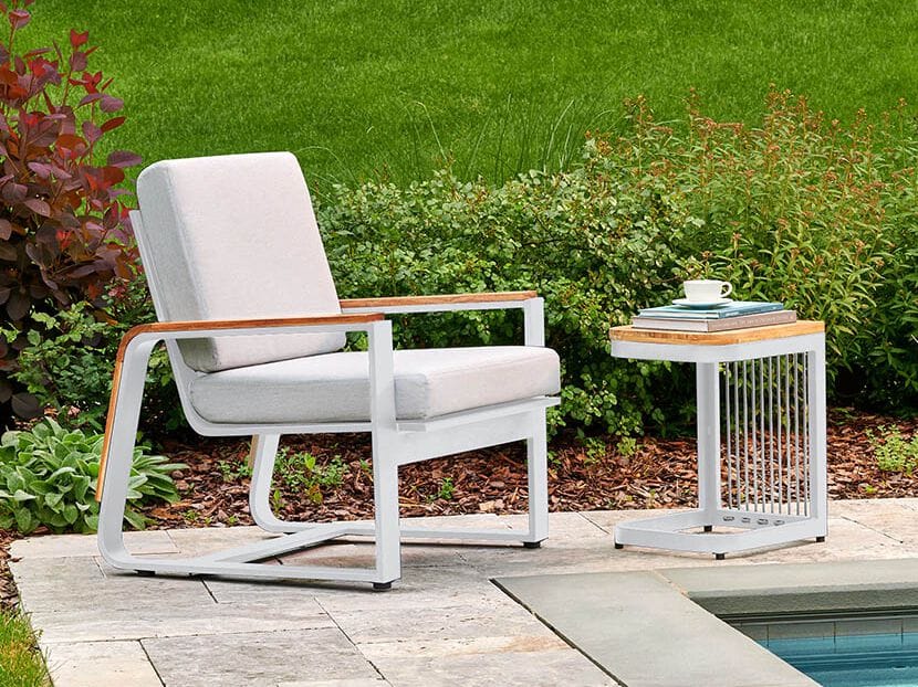 Алюминиевый и деревянный журнальный столик Walters Regatta ARCH-00047278 - Вид №5