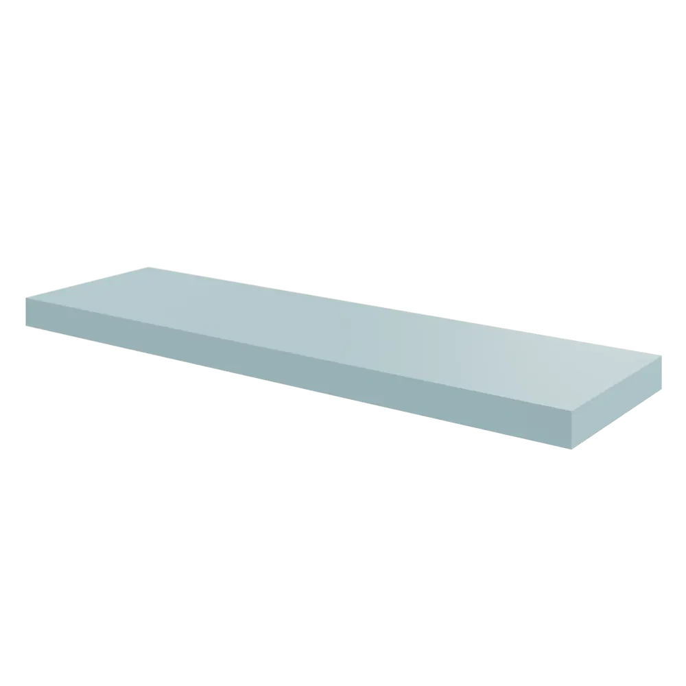 Полка настенная Spaceo Aqua 80x23.5 см МДФ цвет синий 82877497 STLM-2166174  - Вид №1