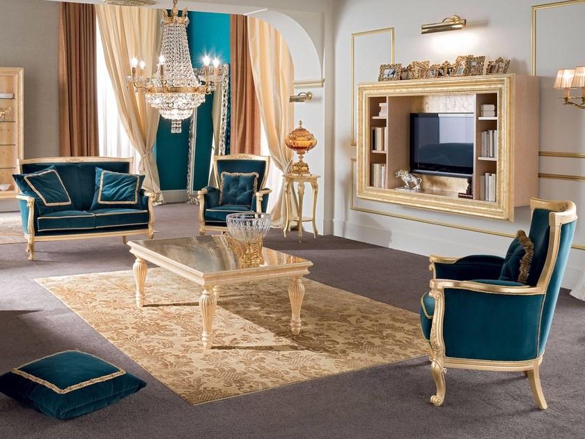 Modenese Gastone Бархатное кресло с подлокотниками Bella vita sun-id-1360698 - Вид №2