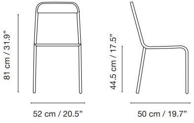 iSimar Штабелируемый садовый стул Rimini 9166 / 9170 - Вид №4