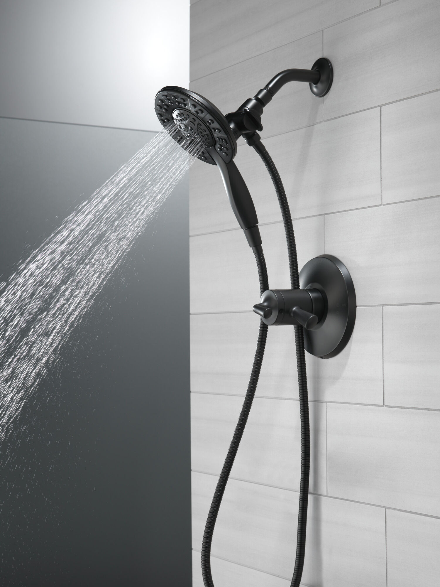 T17233-BL-I Отделка для душа Monitor 17 Series Delta Faucet Kayra Матовый черный - Вид №8