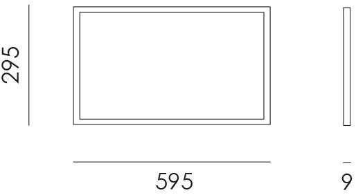 NEXO LUCE Встраиваемый светодиодный светильник для подвесных потолков Inlux recessed 5185 - Вид №1