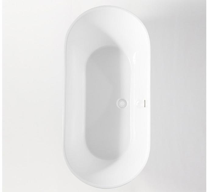 Blu Bathworks® Отдельностоящая овальная акриловая ванна Pisa Bt8004b18 - Вид №1